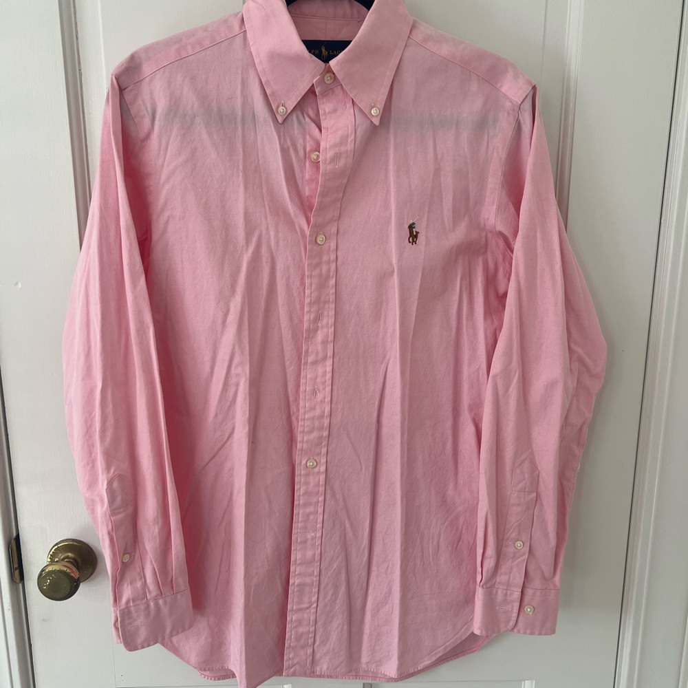 Ralph Lauren Pink Casual Button Down Shirt